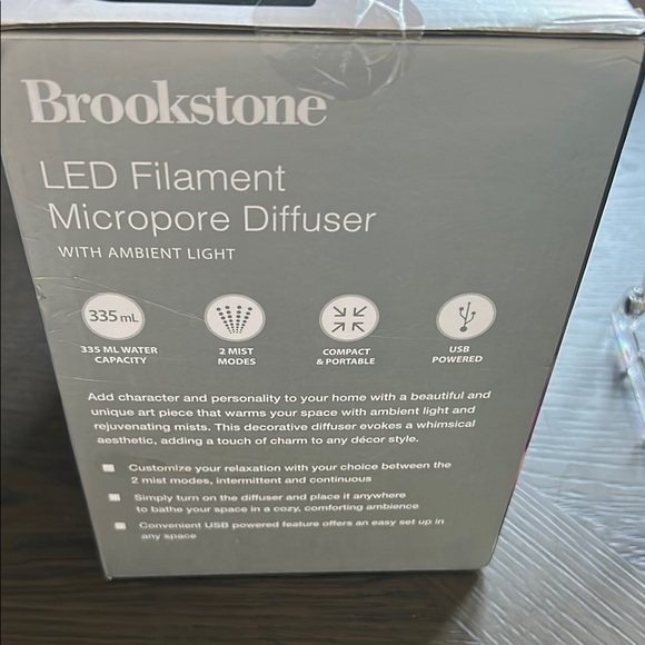 Brookstone LED Filament Diffuser - Picture 2 of 3